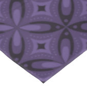 Donkerpaarse Retro Patroon Tafelkleed (Gekanteld)