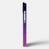Donkerpaarse sterrenhemel Case-Mate iPhone case (Achterkant / Links)