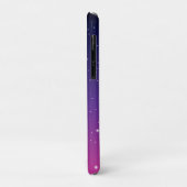 Donkerpaarse sterrenhemel Case-Mate iPhone case (Achterkant/links)