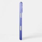 Donkerpaarse Waterverf Ink Glitter iPhone Hoesje (Rechterkant)