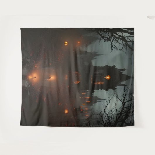 Donkerpaleis Wandkleed (Voorkant (horizontaal))