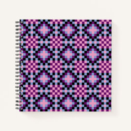 Donkerpixelpatroon Notitieboek
