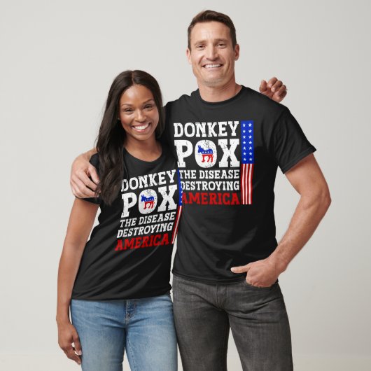 Donkerpokken De ziekte vernietigt Amerika T-shirt (Unisex)