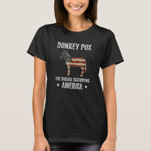 Donkerpokkenziekte vernietigt Amerika T-shirt
