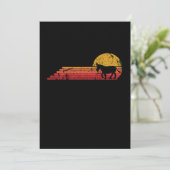 Donkerretro  stijl kaart (Staand voorkant)