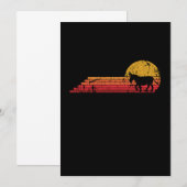 Donkerretro  stijl kaart (Voorkant / Achterkant)