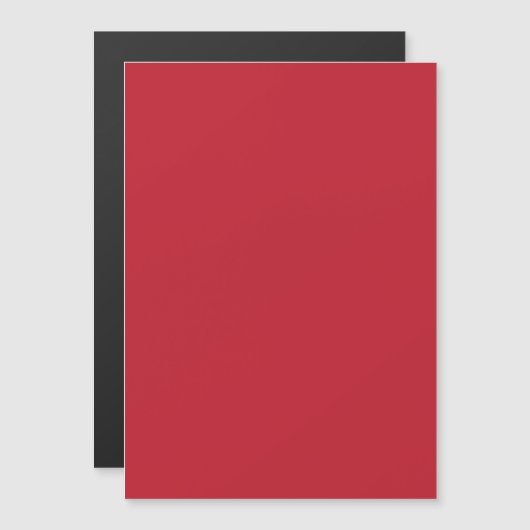 Donkerrode achtergrond magnetische uitnodiging (Voorkant / Achterkant)