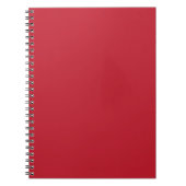 Donkerrode achtergrond notitieboek (Voorkant)
