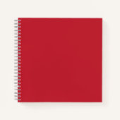 Donkerrode achtergrond notitieboek (Voorkant)