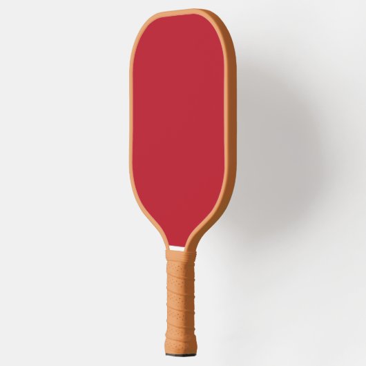 Donkerrode achtergrond pickleball paddle (Links)