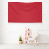 Donkerrode achtergrond spandoek (Insitu)