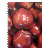 Donkerrode appels notitieboek (Voorkant)