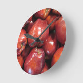 Donkerrode appels ronde klok (Hoek)