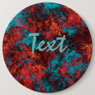 Donkerrode blauwe textuur, getextureerd, zacht mar ronde button 6,0 cm