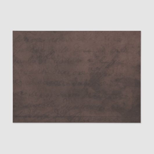 Donkerrode cognac-perkamentjournaal tissuepapier (Voorkant)