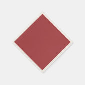 Donkerrode effen kleur servet (Hoek)