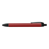 Donkerrode effen kleur zwarte inkt pen (Bovenkant)