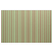 Donkerrode en groene lijnen stof (Fat Quarter)