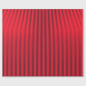 Donkerrode en zwarte funky Lines Cadeaupapier (Vlak)