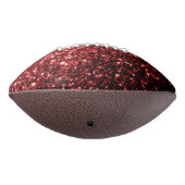 Donkerrode faux glitter sparkles bling american football (Gedraaid 270)
