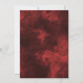 Donkerrode hele gerookte marmer Weddenschap Kaart (Achterkant)