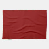 Donkerrode keukenhanddoek (Horizontaal)