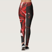 DONKERRODE LEGGINGS (Achterkant)