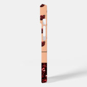 Donkerrode lieveheersbeestje glitters vonken perzi Case-Mate iPhone case (Achterkant / Links)