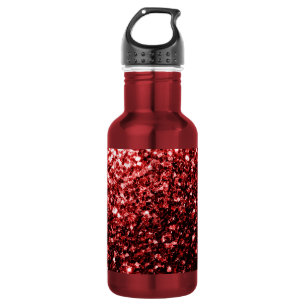Donkerrode namaak Glitter sprankeltjes Glamour Waterfles