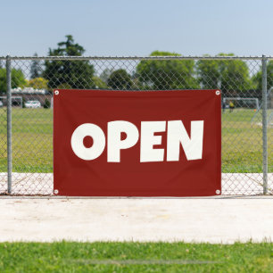 Donkerrode OPEN Banner