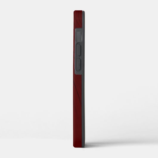 Donkerrode rode achtergrondtextuur Case-Mate iPhone case (Achterkant / Links)
