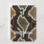 donkerrode rode, rode, rode, rode, slangenhuid kaart (Voorkant)