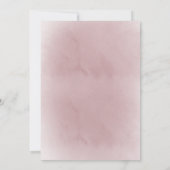 Donkerrode roos bloemen bruiloft kaart (Achterkant)