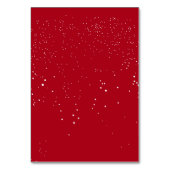 Donkerrode roos bloemenbruiloft | Kaarten plaatsen (Achterkant)