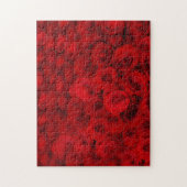 Donkerrode rozen Boeket Bloem Puzzel Legpuzzel (Verticaal)