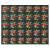 Donkerrode Rozen Cadeaupapier (Vlak)