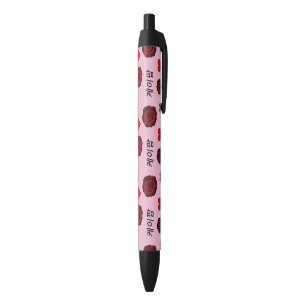 Donkerrode rozen harten schets Kpop stijl 케이팝 Meis Zwarte Inkt Pen
