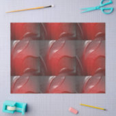 donkerrode, ruw plastic textuur tissuepapier (Craft)