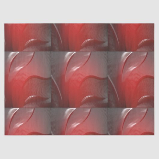 donkerrode, ruw plastic textuur tissuepapier (Voorkant)