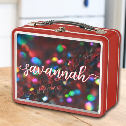 donkerrode sprankeling