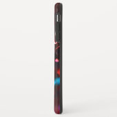 donkerrode sprankeling Case-Mate iPhone case (Achterkant/links)