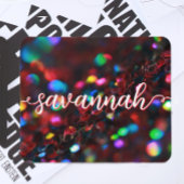 donkerrode sprankeling muismat