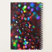 donkerrode sprankeling planner (Achterkant)