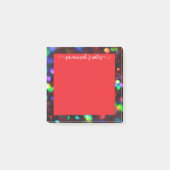 donkerrode sprankeling post-it® notes (Voorkant)