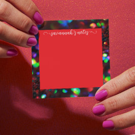 donkerrode sprankeling post-it® notes