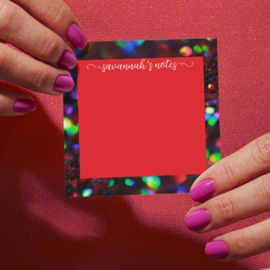 donkerrode sprankeling post-it® notes
