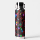 donkerrode sprankeling waterfles (Achterkant)