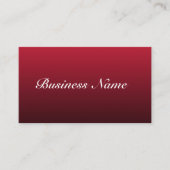 Donkerrode Visitekaartjes (Voorkant)