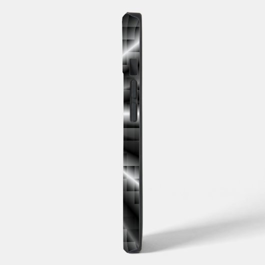 Donkerroestvrij stalen mozaïek Case-Mate iPhone case (Achterkant / Links)