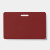Donkerrood #650000, koperkorst badge (Achterkant)